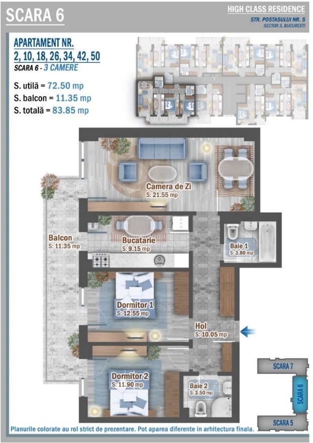 Apartament 3 camere Apartamente de vanzare 3 camere direct ...